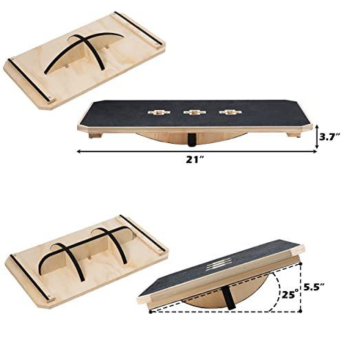 INFIDEZ Balance Surf Trainer - Rocker Board & Roller