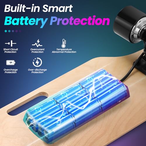 Caroma Electric Skateboard with Remote, 350W Motor