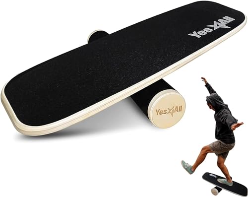 Yes4All Premium Surf Balance Board Trainer - Adjustable Stopper