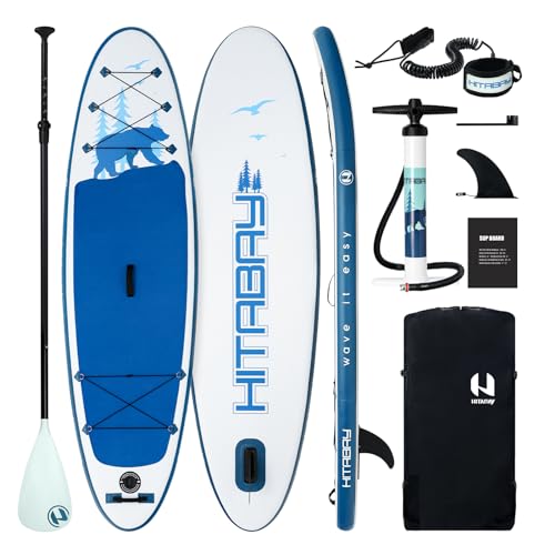 Premium Inflatable SUP Board with Accessory Bundle, 9'6