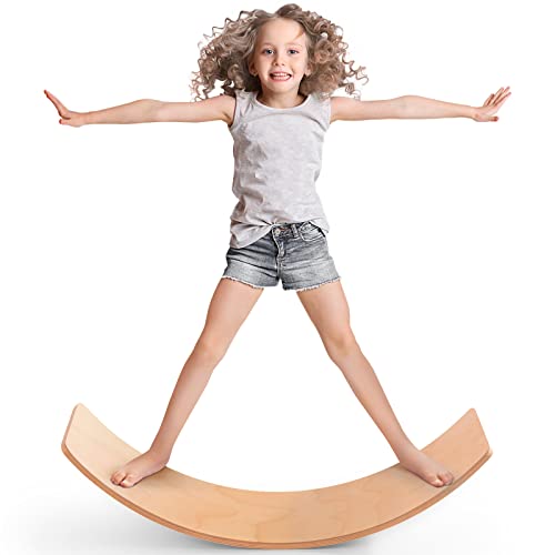 Kids Balance Board, Open-Ended Learning Toy, Ages 3-8