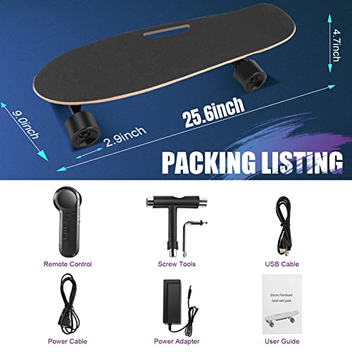 Caroma 350W Electric Skateboard with Wireless Remote Control