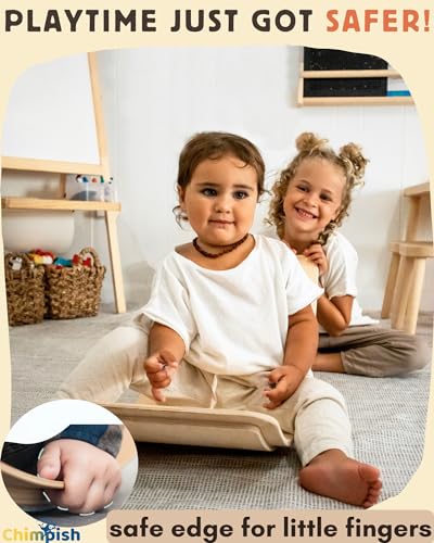 37" Wooden Kids Balance Wobble Board - Safe Fun