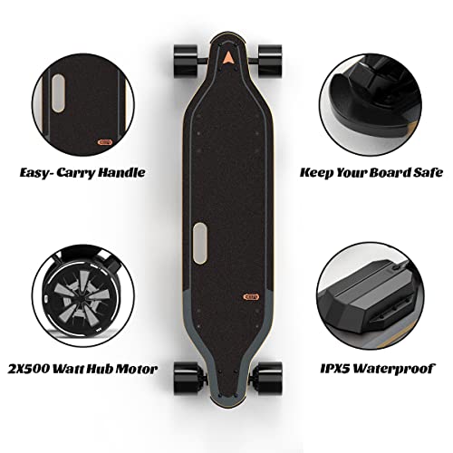 MEEPO Electric Skateboard: Top Speed 28 MPH, 11 Mile Range, Remote Control
