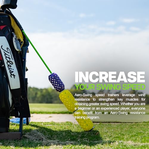AERO-SWING Golf Training Aid: Improve Swing Speed & Accuracy