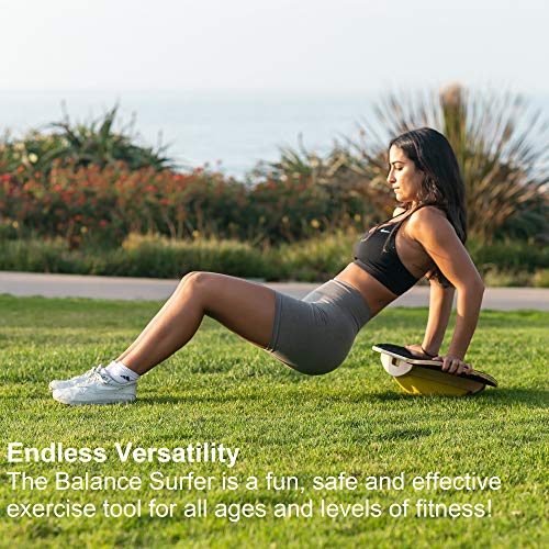 Blue Planet Balance Surfer | Bamboo Balance Board with 3 Modules