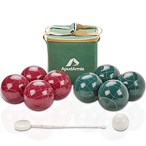 Outdoor Tournament Bocce Game Set - 8 Balls