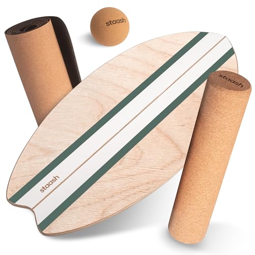 STAASH® Paddle Balance Board Trainer with 2 Accessories