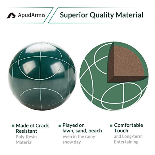 Outdoor Tournament Bocce Game Set - 8 Balls