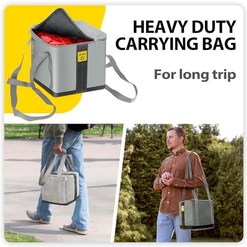 JOLORLY 107mm Bocce Ball Set for Tournaments