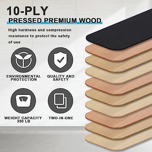 Professional 2-in-1 Wooden Balance & Slant Board Adults