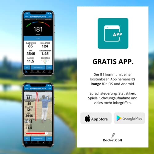 Ernest Sports ESB1 Silver Launch Monitor VIP Shopper
