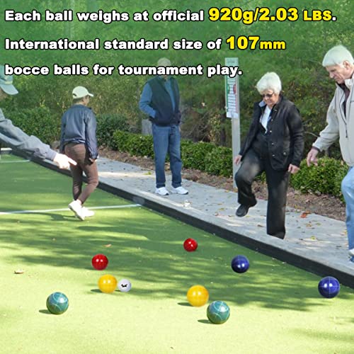 Official Regulation Size Bocce Ball Set for Competition