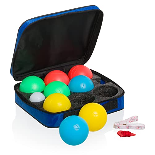 Playaboule Colorful Glow-in-the-Dark LED Lighted Bocce Ball Set