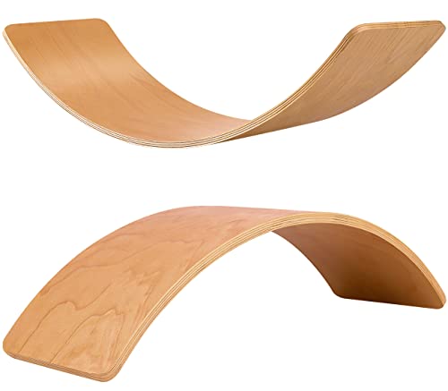 Wooden Balance Board for Kids, Natural Wobble Toy