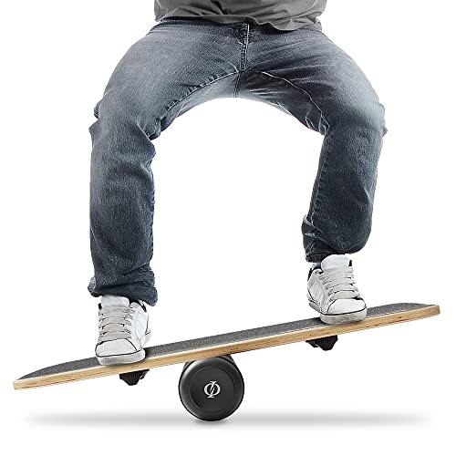 Wooden Balance Trainer with Adjustable Stoppers - Philosophy Gym