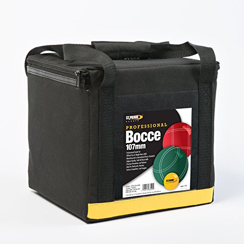 St Pierre Sports VIP Bocce Set, Green/Maroon, 107mm