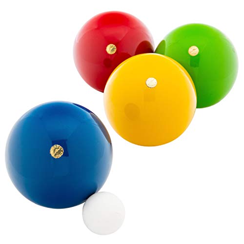 Franklin Sports 100mm Bocce Ball Set - Made in Italy