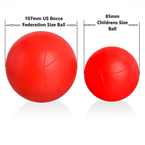 Playaboule Colorful Glow-in-the-Dark LED Lighted Bocce Ball Set