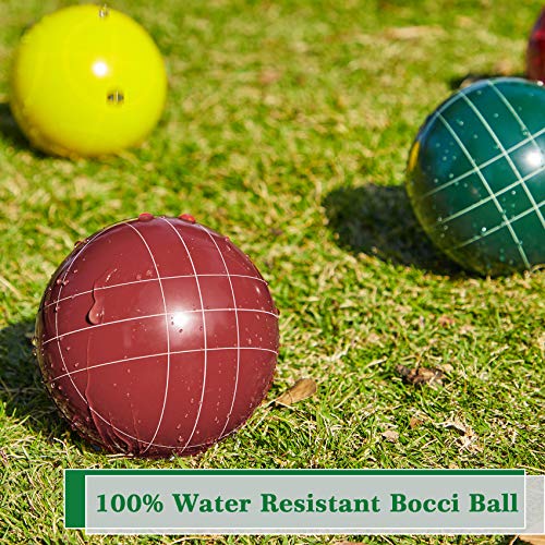Professional Bocce Ball Game Set with Carrying Bag