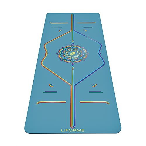 Liforme Printed Yoga Mat with Patented Alignment System