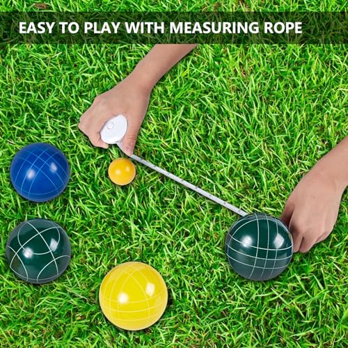 Aivalas Bocce Ball Set: 107mm Resin Balls Game