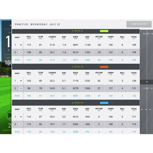 Sky Trak Portable Launch Monitor in Sleek Black