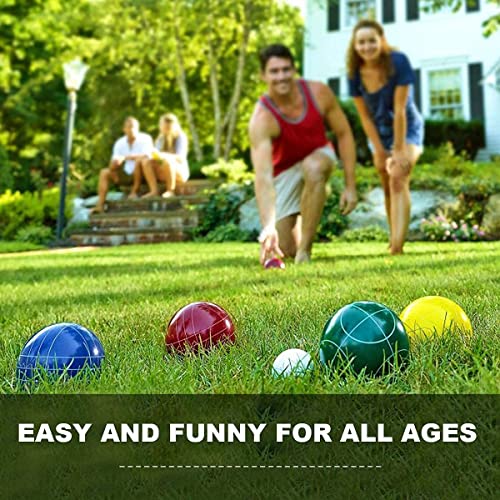 Regulation Size Bocce Ball Set with Accessories & Bag