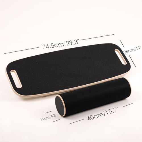 Portable Surf Balance Board Trainer with Adjustable Stoppers