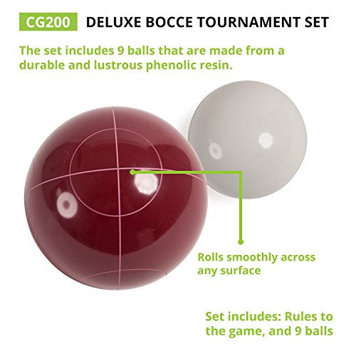 Champion Sports Bocce Ball Set: Tournament Series Classic