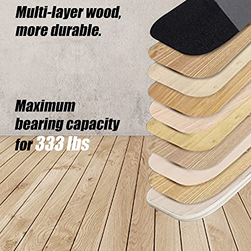 YOUKI SPORTS Balance Board with Adjustable Stoppers