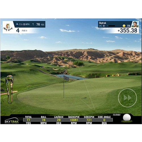 Sky Trak Portable Launch Monitor in Sleek Black