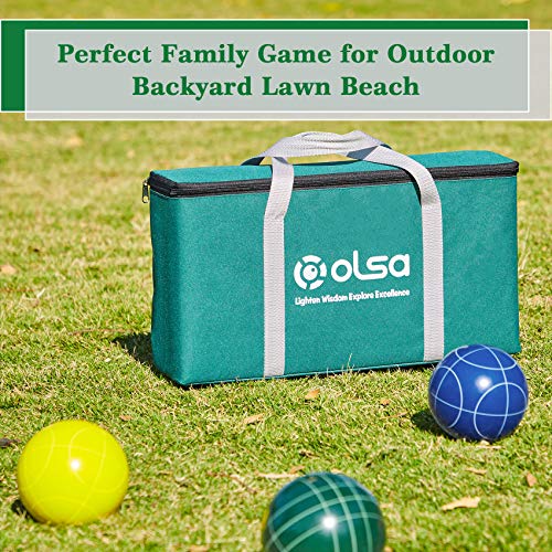 Professional Bocce Ball Game Set with Carrying Bag
