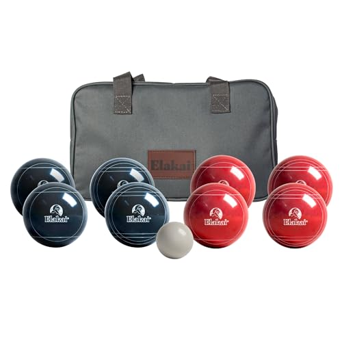 Elakai 107mm Bocce Ball Set for Outdoor Fun