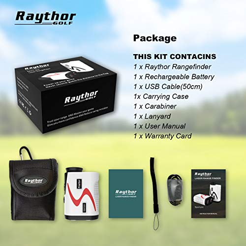 Raythor Pro Golf Rangefinder for Professional Golfers