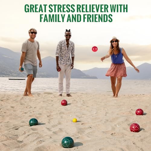 Aivalas Bocce Ball Set with 8 Resin Balls