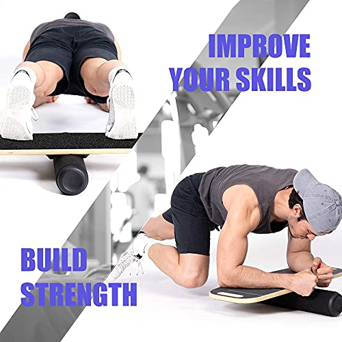 YOUKI SPORTS Balance Board with Adjustable Stoppers