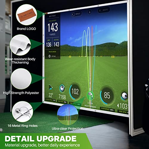 VIP Golf Simulator Impact Screen Display 118x157