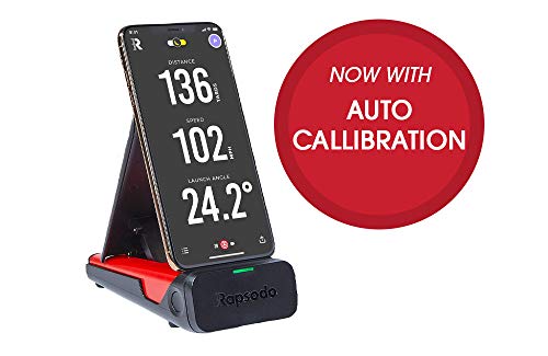 Rapsodo Golf Launch Monitor for iPhone & iPad, Black/Red