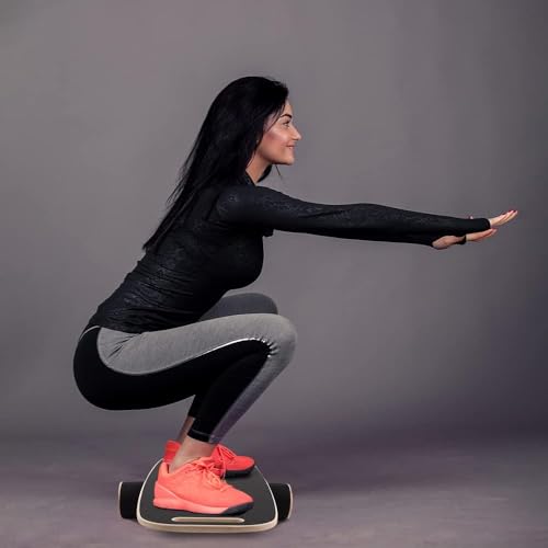 Portable Surf Balance Board Trainer with Adjustable Stoppers