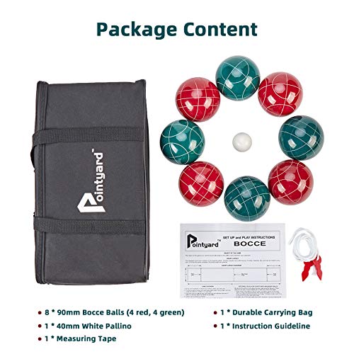 Classic Bocce Ball Set for Outdoor Family Games