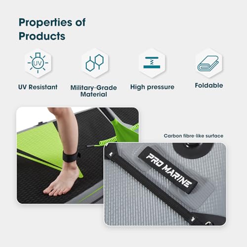 VIP Inflatable Stand Up Paddleboard Set - Green