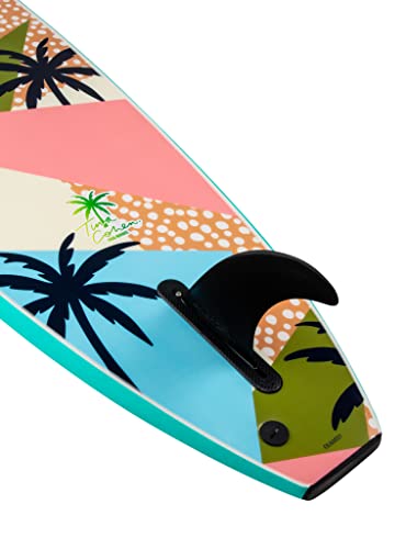 Wave Bandit Tina Cohen Easy Rider 9'0, Single Fin, Turquoise