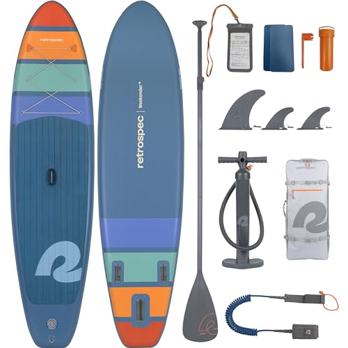 Retrospec Weekender Inflatable Stand Up Paddle Board Kit