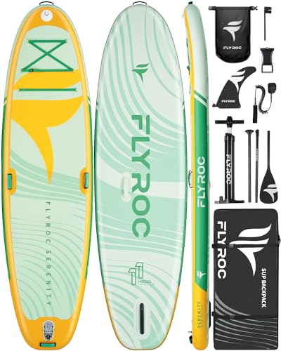 FLYROC 11’*35 Extra Wide Inflatable Paddle Board VIP