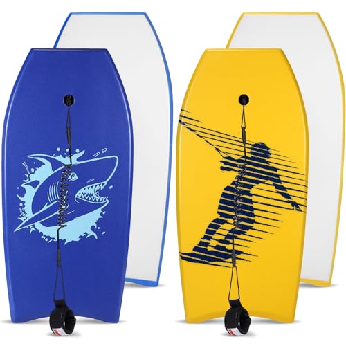 Blueweenly 2 Pcs 41'' Body Boards for Beach