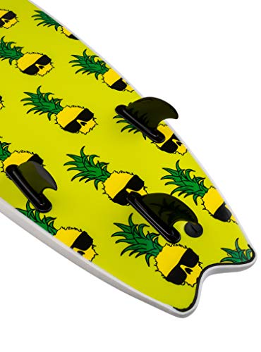 Ben Gravy Performer Surfboard, White, 6'6, Wave Bandit