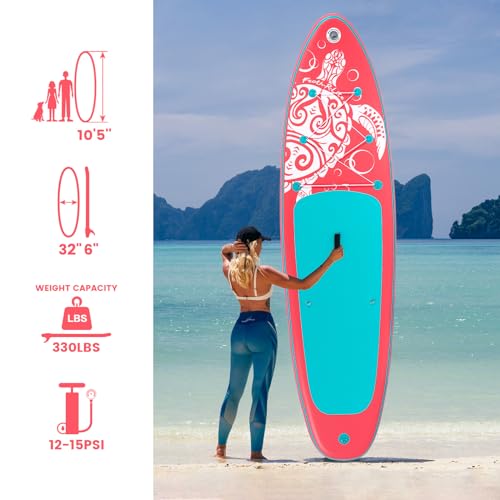 FEATH-R-LITE Inflatable Stand Up Paddleboard with Accessories