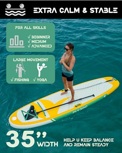 FLYROC 11’*35 Extra Wide Inflatable Paddle Board VIP