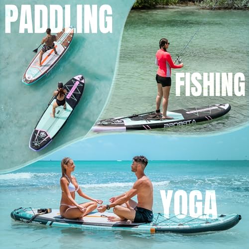 ATPROSS 11'6"x35" Inflatable SUP Board + Kayak Seat